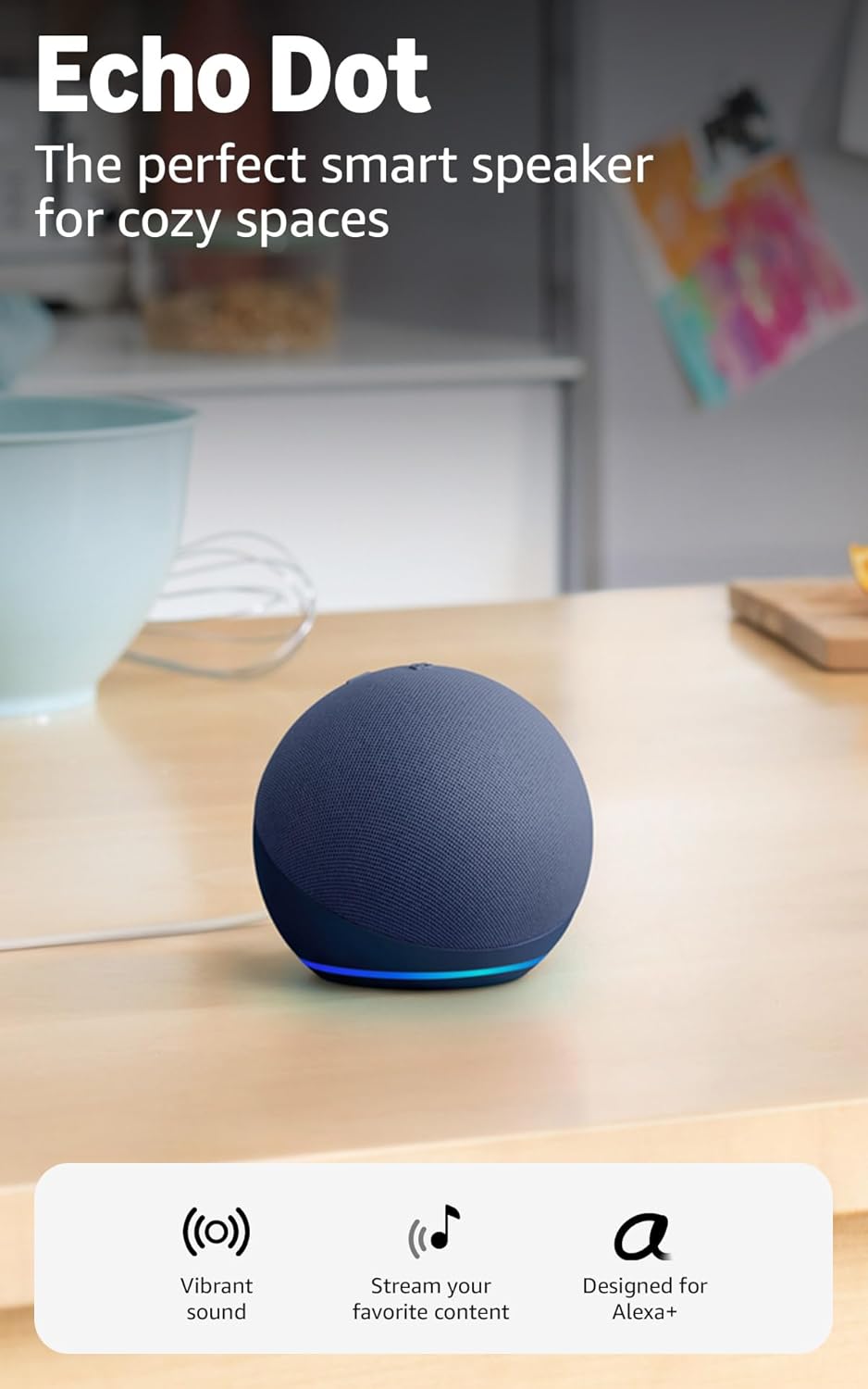 Echo Dot Deep Sea Blue