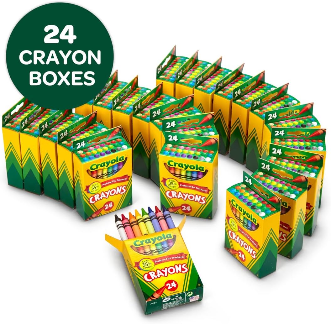 Vibrant Crayola Crayon Set